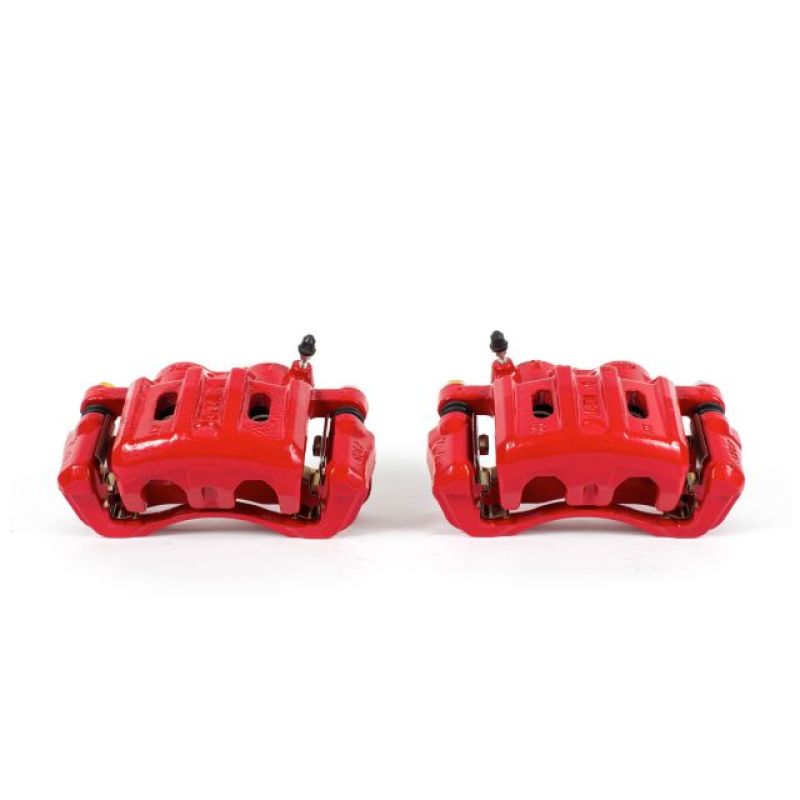 Power Stop 97-04 Mitsubishi Diamante Front Red Calipers w/Brackets - Pair - S4670A