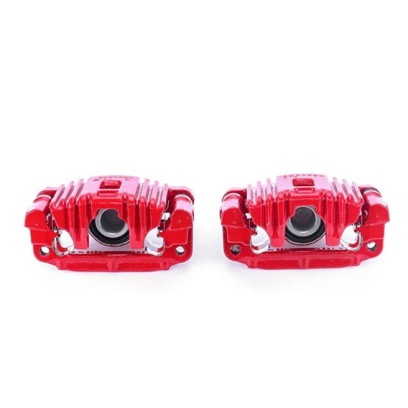 Power Stop 99-04 Oldsmobile Alero Rear Red Calipers w/Brackets - Pair - S4724