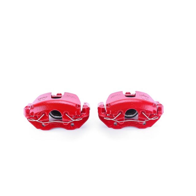 Power Stop 05-07 Ford Focus Front Red Calipers w/Brackets - Pair - S4948