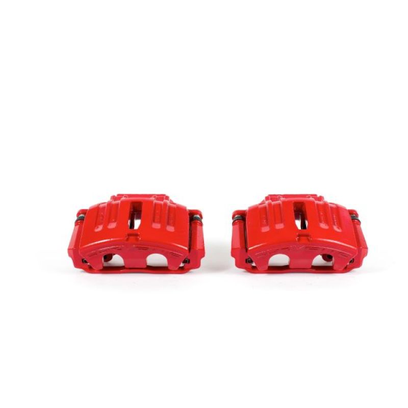 Power Stop 05-13 Chevrolet Corvette Front Red Calipers w/Brackets - Pair - S5006A
