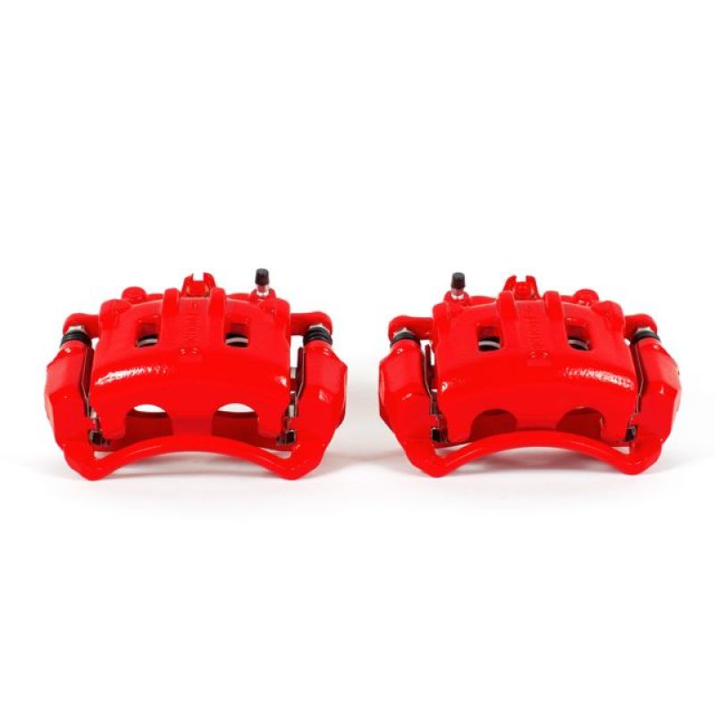 Power Stop 12-15 Chevrolet Captiva Sport Front Red Calipers w/Brackets - Pair - S5056