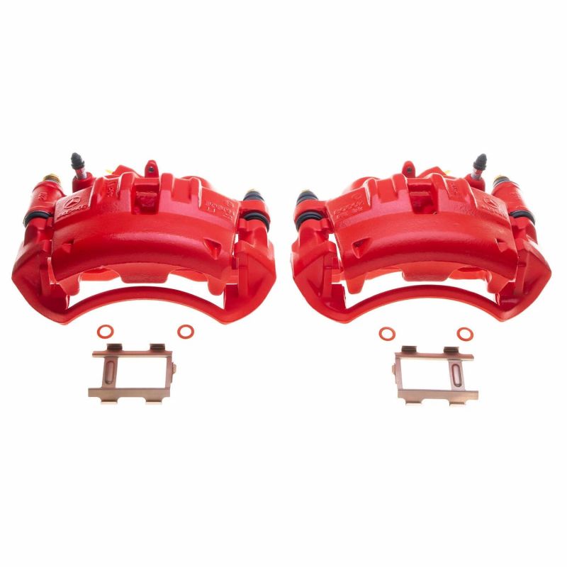 Power Stop 05-06 Dodge Sprinter 2500 Rear Red Calipers - Pair - S4976
