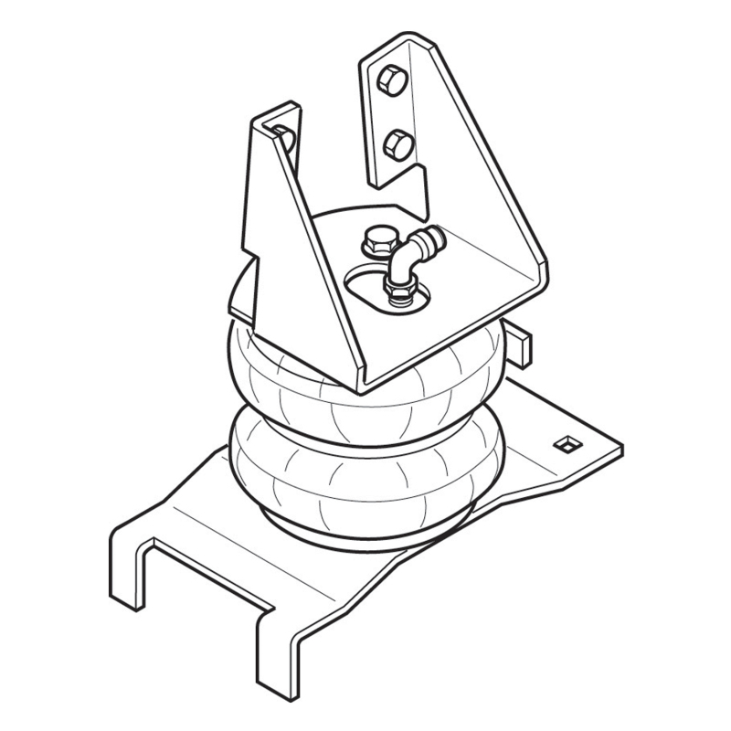 Firestone Ride-Rite Air Helper Spring Kit Rear 00-06 Toyota Tundra 2WD (TRD Only) & 4WD (W217602245) - 2245