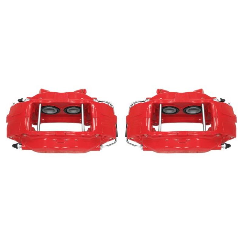 Power Stop 07-14 Ford Mustang Front Red Calipers w/o Brackets - Pair - S5128