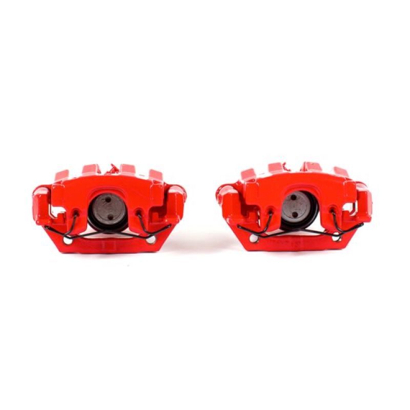 Power Stop 06-09 Pontiac Solstice Rear Red Calipers w/Brackets - Pair - S5050