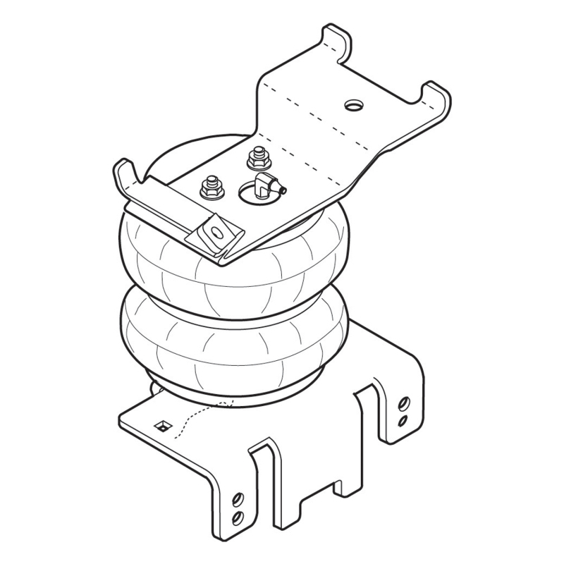 Firestone Ride-Rite Air Helper Spring Kit Rear 04-15 Nissan Titan 2WD/4WD (W217602355) - 2355