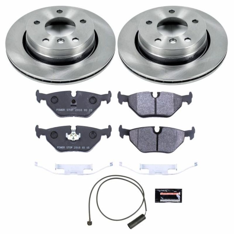 Power Stop 98-99 BMW 323i Rear Track Day Brake Kit - TDBK615