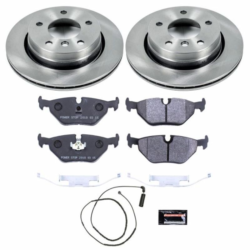 Power Stop 2000 BMW 323Ci Rear Track Day SPEC Brake Kit - TDSK613