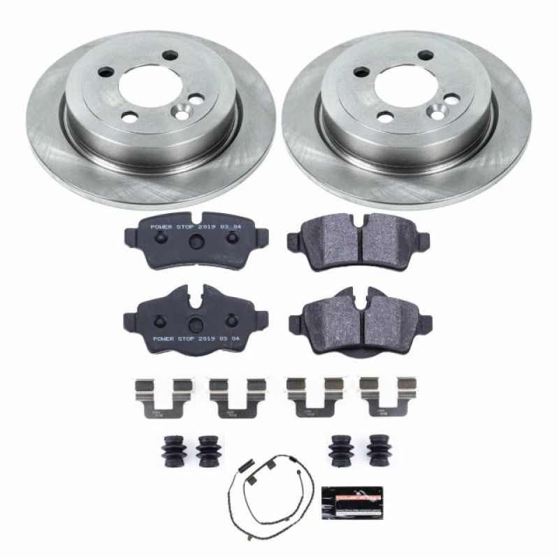 Power Stop 07-08 Mini Cooper Rear Track Day SPEC Brake Kit - TDSK6280