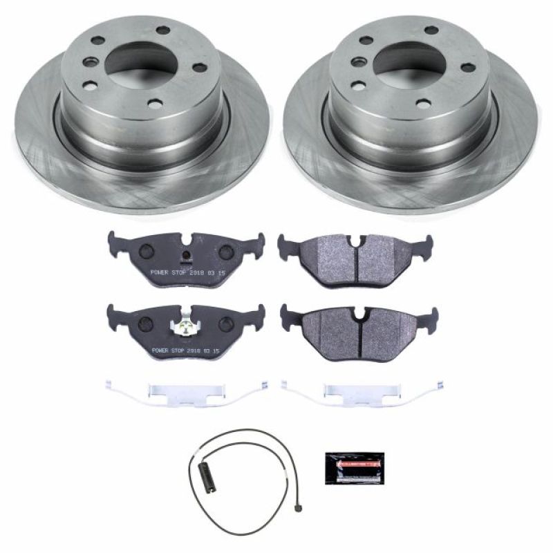 Power Stop 95-99 BMW 318ti Rear Track Day SPEC Brake Kit - TDSK593