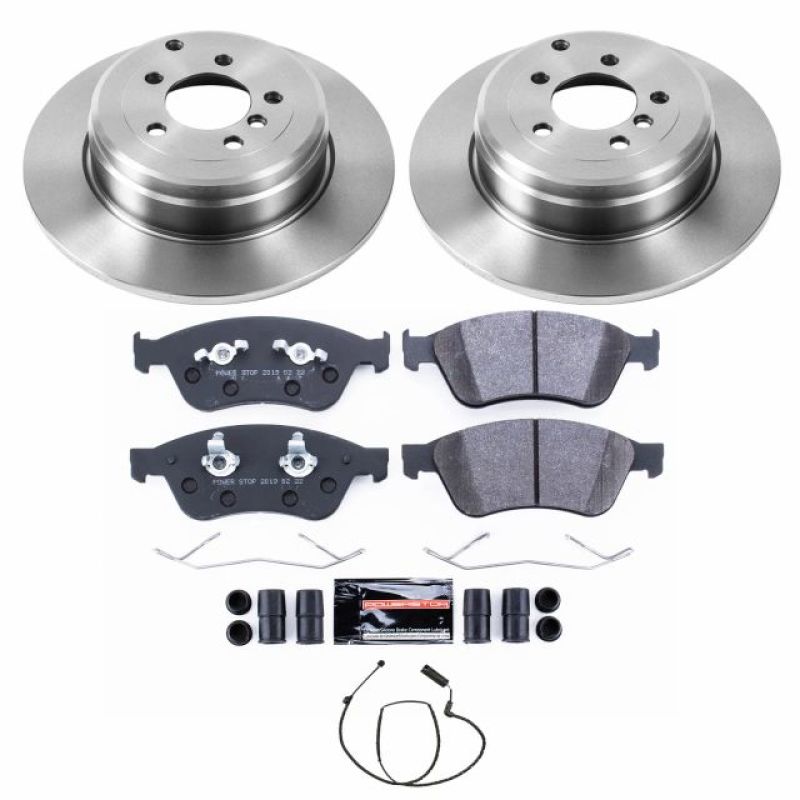 Power Stop 03-05 Land Rover Range Rover Rear Track Day SPEC Brake Kit - TDSK5742