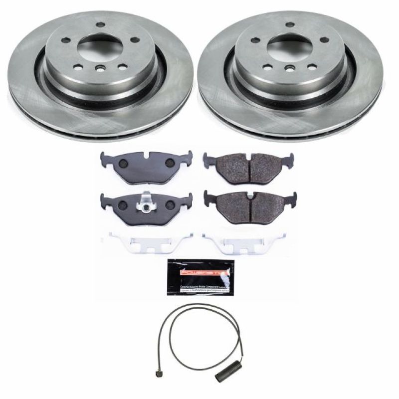 Power Stop 95-99 BMW M3 Rear Track Day SPEC Brake Kit - TDSK581