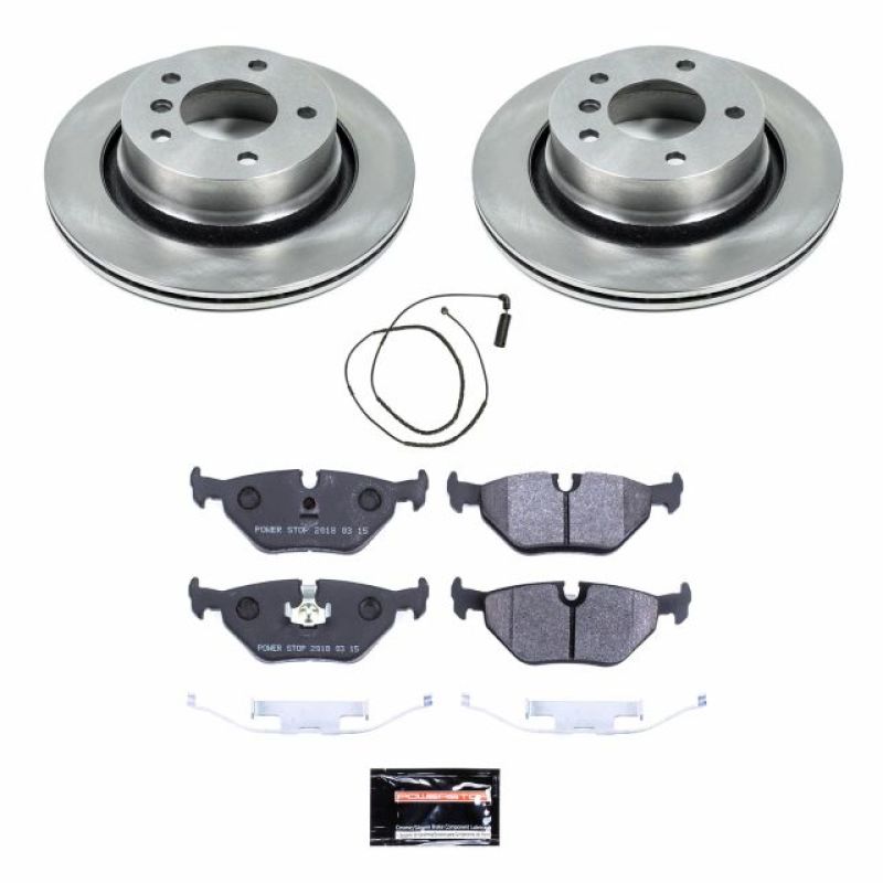 Power Stop 2000 BMW 323i Rear Track Day SPEC Brake Kit - TDSK877