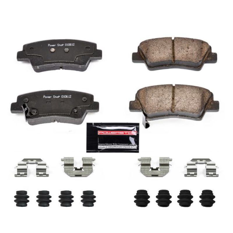 Power Stop 12-19 Hyundai Accent Rear Z23 Evolution Sport Brake Pads w/Hardware - Z23-1313