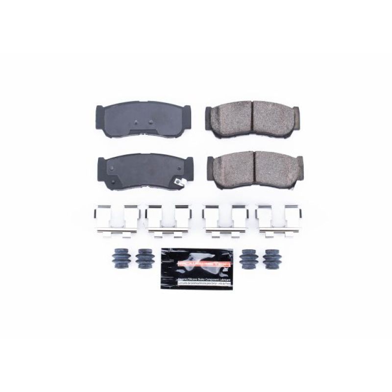Power Stop 07-09 Hyundai Santa Fe Rear Z23 Evolution Sport Brake Pads w/Hardware - Z23-1297
