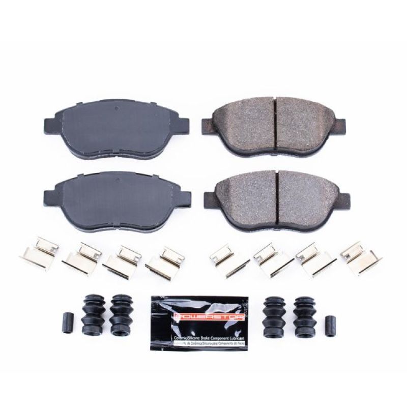 Power Stop 12-18 Fiat 500 Front Z23 Evolution Sport Brake Pads w/Hardware - Z23-1618