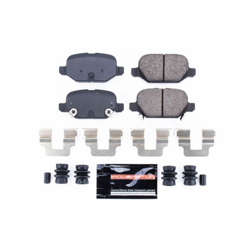 Power Stop 13-17 Fiat 500 Rear Z23 Evolution Sport Brake Pads w/Hardware - Z23-1744