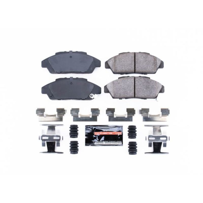 Power Stop 90-93 Honda Accord Front Z23 Evolution Sport Brake Pads w/Hardware - Z23-496