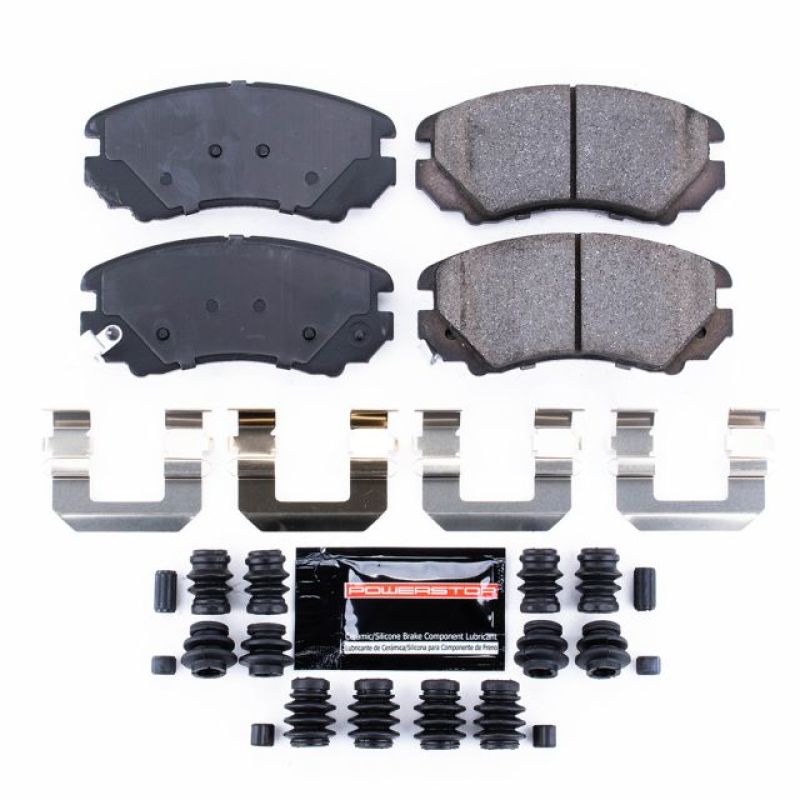 Power Stop 07-10 Hyundai Elantra Front Z23 Evolution Sport Brake Pads w/Hardware - Z23-924