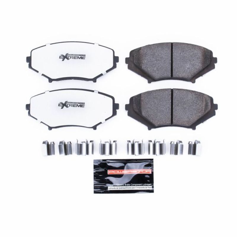 Power Stop 04-11 Mazda RX-8 Front Z26 Extreme Street Brake Pads w/Hardware - Z26-1009