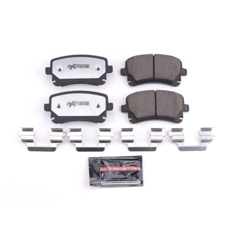 Power Stop 05-11 Audi A6 Quattro Rear Z26 Extreme Street Brake Pads w/Hardware - Z26-1018