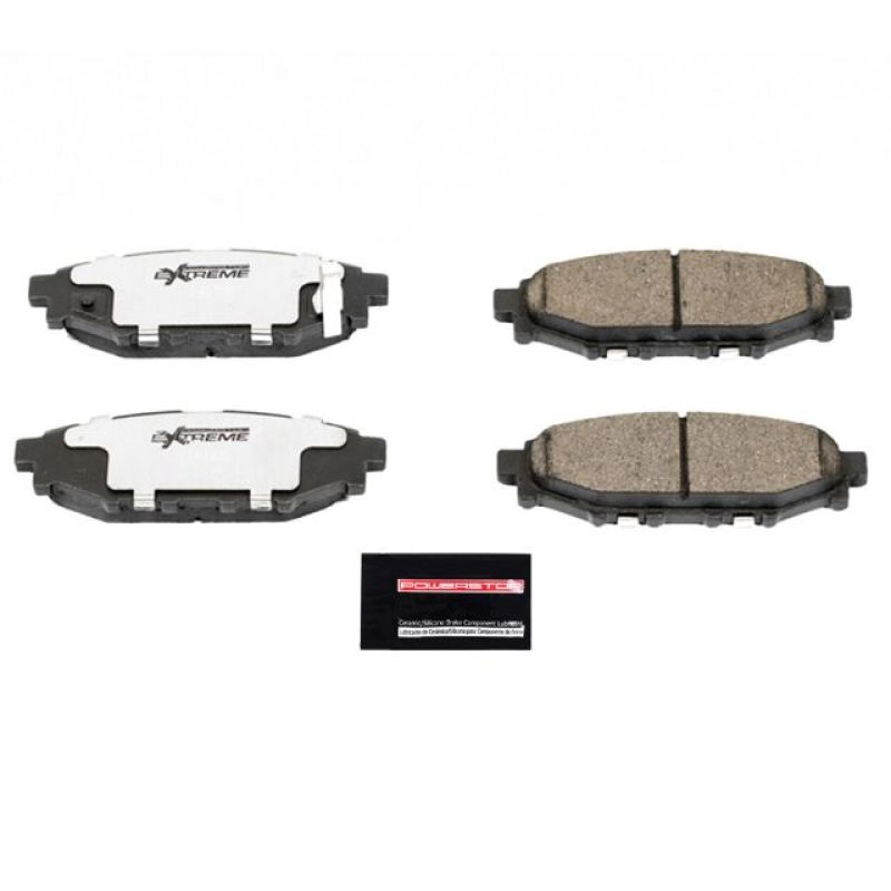 Power Stop 13-16 Subaru BRZ Rear Z26 Extreme Street Brake Pads w/Hardware - Z26-1114