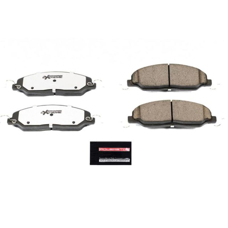 Power Stop 05-10 Ford Mustang Front Z26 Extreme Street Brake Pads w/Hardware - Z26-1081