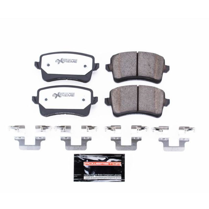 Power Stop 10-16 Audi A4 Rear Z26 Extreme Street Brake Pads w/Hardware - Z26-1386