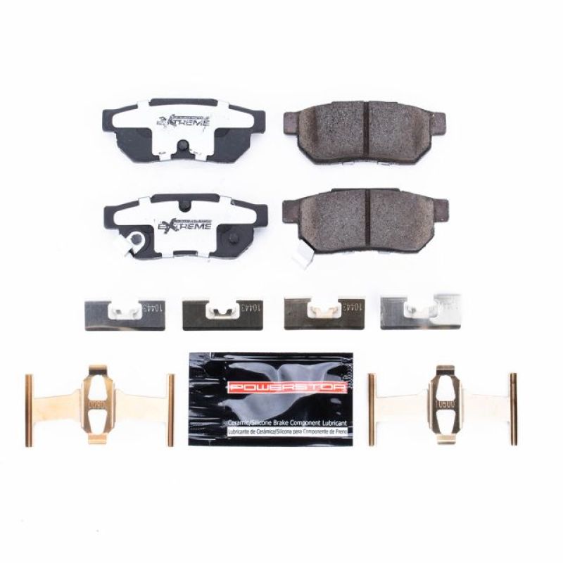 Power Stop 86-01 Acura Integra Rear Z26 Extreme Street Brake Pads w/Hardware - Z26-374