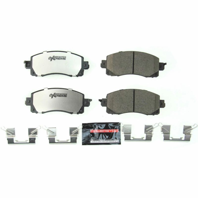 Power Stop 18-19 Subaru Crosstrek Front Z26 Extreme Street Brake Pads w/Hardware - Z26-2045