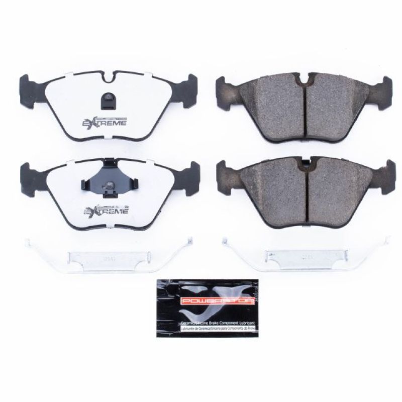 Power Stop 89-91 Audi 200 Front Z26 Extreme Street Brake Pads w/Hardware - Z26-394