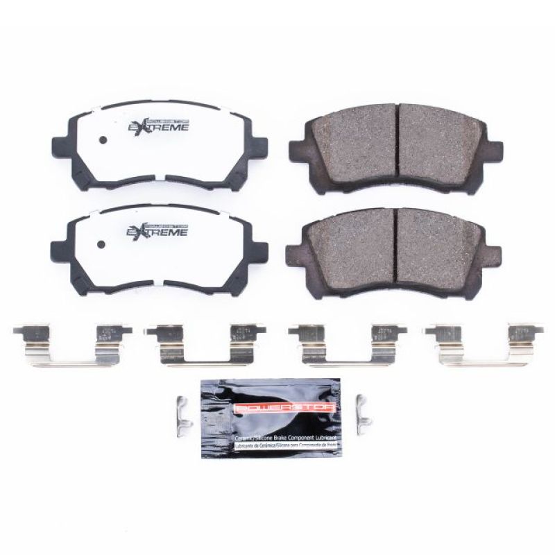 Power Stop 98-02 Subaru Forester Front Z26 Extreme Street Brake Pads w/Hardware - Z26-721