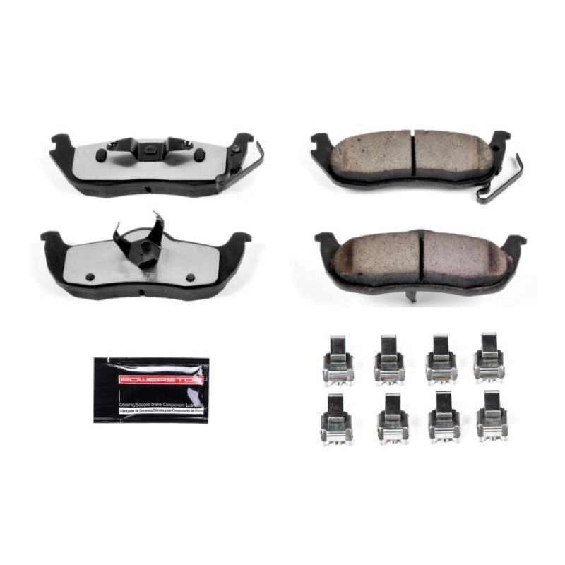 Power Stop 06-10 Jeep Commander Rear Z36 Truck & Tow Brake Pads w/Hardware - Z36-1087