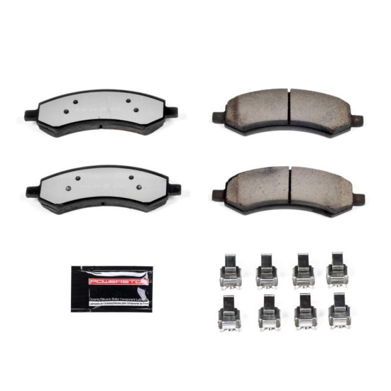 Power Stop 07-09 Chrysler Aspen Front Z36 Truck & Tow Brake Pads w/Hardware - Z36-1084