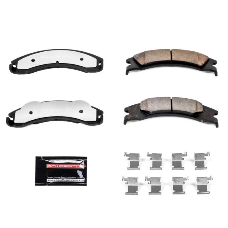 Power Stop 08-14 Ford E-150 Rear Z36 Truck & Tow Brake Pads w/Hardware - Z36-1329