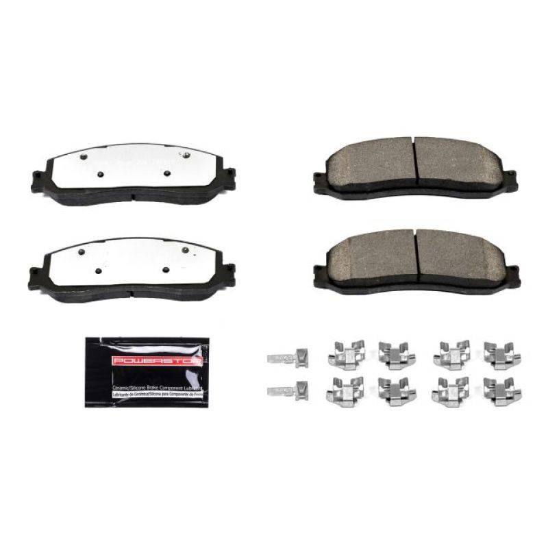 Power Stop 2012 Ford F-250 Super Duty Front Z36 Truck & Tow Brake Pads w/Hardware - Z36-1631