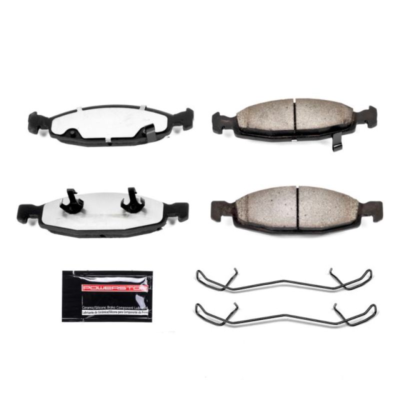 Power Stop 99-03 Jeep Grand Cherokee Front Z36 Truck & Tow Brake Pads w/Hardware - Z36-790
