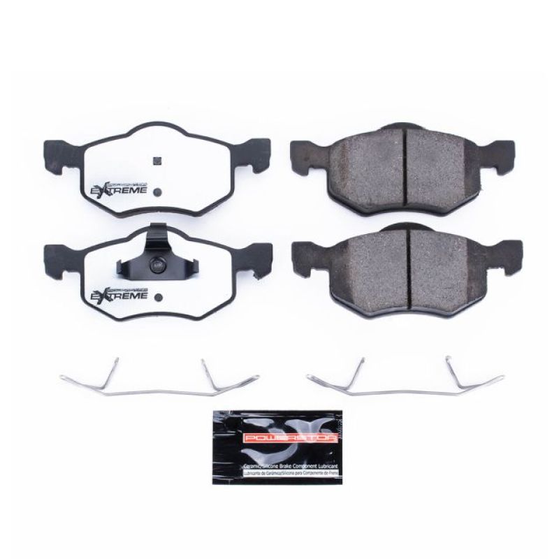 Power Stop 01-07 Ford Escape Front Z36 Truck & Tow Brake Pads w/Hardware - Z36-843