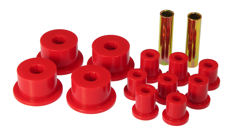 Prothane 70-83 AMC 2.0 OD Spring & Shackle Bushings - Red - 1-1008
