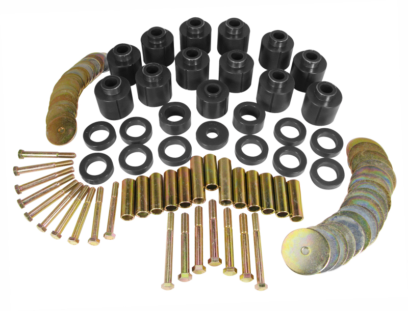 Prothane 81-86 Jeep CJ8 1in Lift Body Mount - Black - 1-112-BL