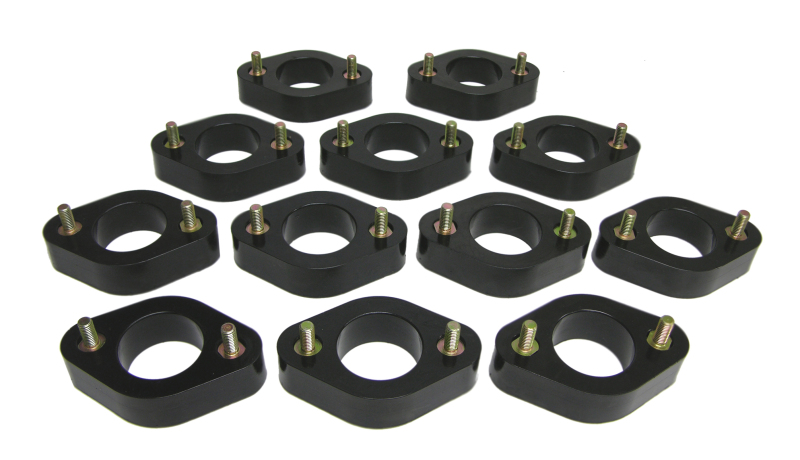 Prothane 07+ Jeep Wrangler JK Body Spacer Kit - 1in Lift - Black - 1-116-BL