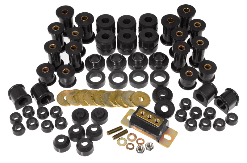 Prothane 87-96 Jeep Wrangler Total Kit - Black - 1-2009-BL