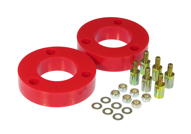 Prothane 04-08 Nissan Titan Front Coil Spring 2in Lift Spacer - Red - 14-1701