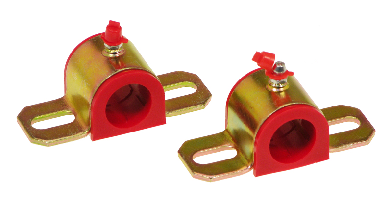 Prothane Universal Greasable Sway Bar Bushings - 15/16in - Type A Bracket - Red - 19-1157