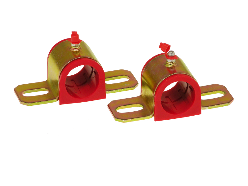 Prothane Universal Greasable Sway Bar Bushings - 1 5/16in - Type B Bracket - Red - 19-1180
