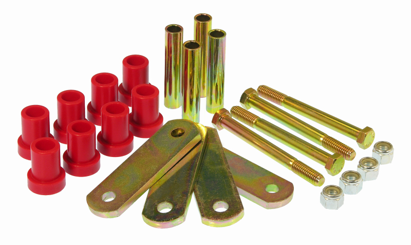 Prothane 60-74 Chrysler B & E Body HD Shackle Bushings - Red - 4-804