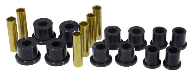 Prothane 89-95 Ford Ranger Spring & Shackle Bushings - Black - 6-1018-BL