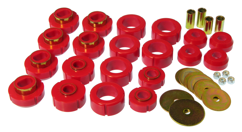 Prothane 81-91 Chevy K10 Blazer Body Mount Kit - Red - 7-110