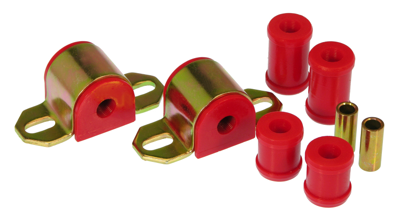 Prothane 67-81 Chevy Camaro/Firebird Rear Sway Bar Bushings - 9/16in 2-Bolt - Red - 7-1116