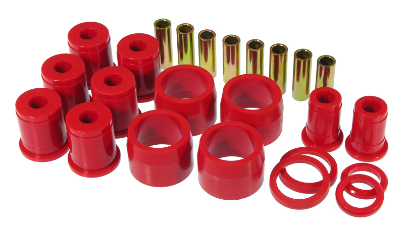 Prothane 65-70 GM Full Size Rear Upper/Lower Control Arm Bushings - Red - 7-310